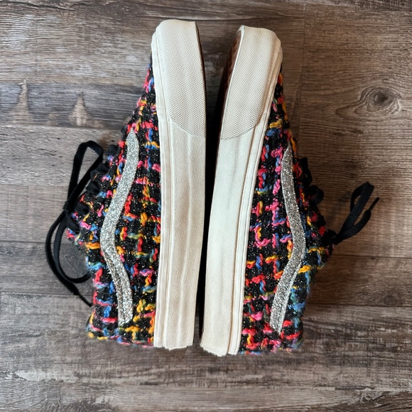 Barney's New York x Vans Tweed Low-Top Sneakers Limited Edition - Picture 3 of 9